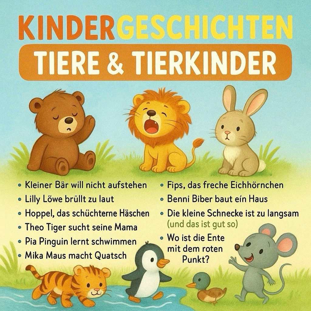Kindergeschichten Tiere & Tierkinder